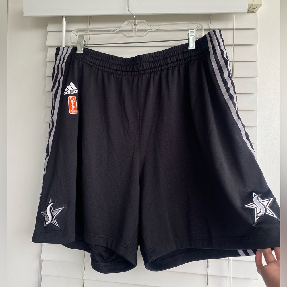 WNBA ADIDAS San Antonio Stars Basketball athletic shorts